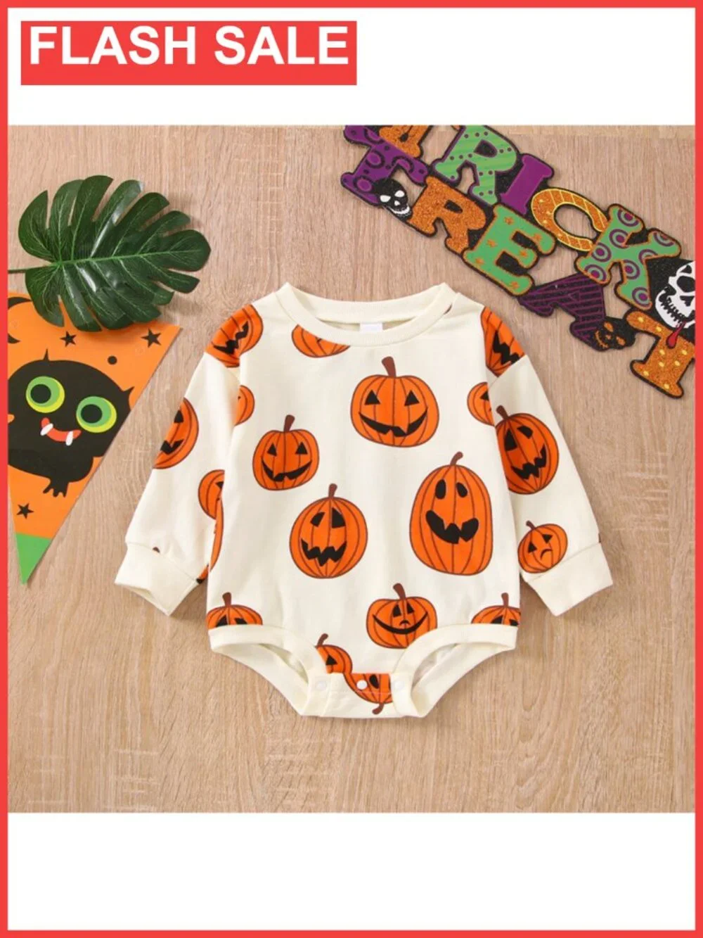 Infant Thanksgiving Romper Oversized Sweatshirt Bubble Onesie